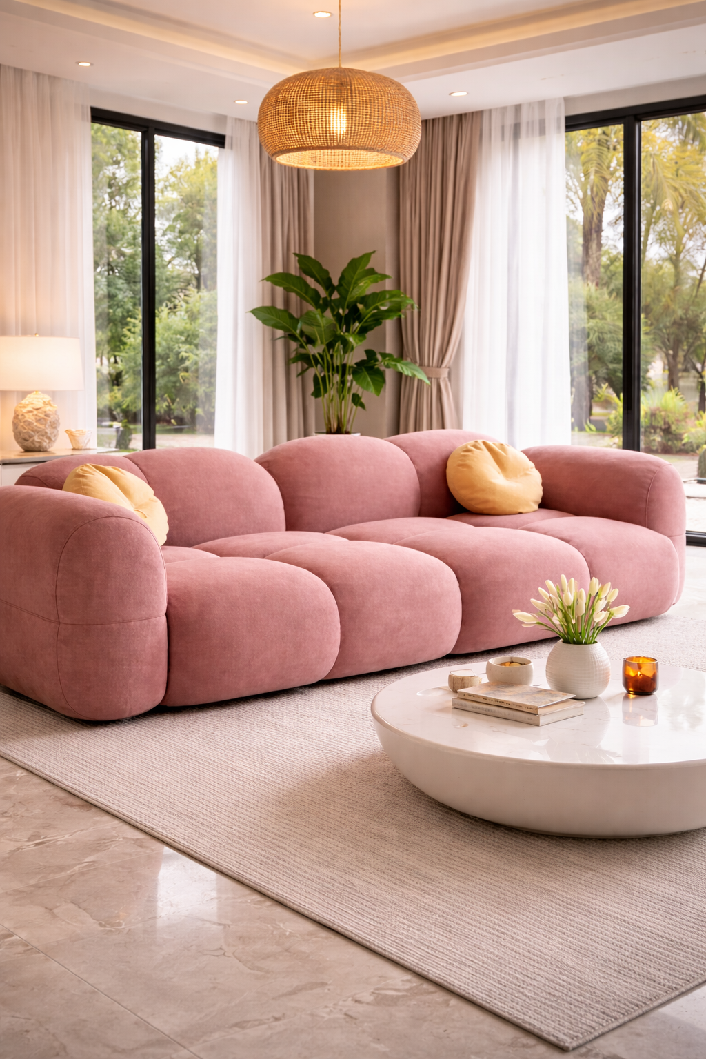Rose Sculptural Sofa