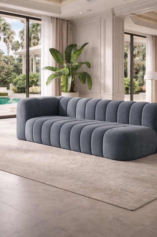 Azure Sculpt Sofa