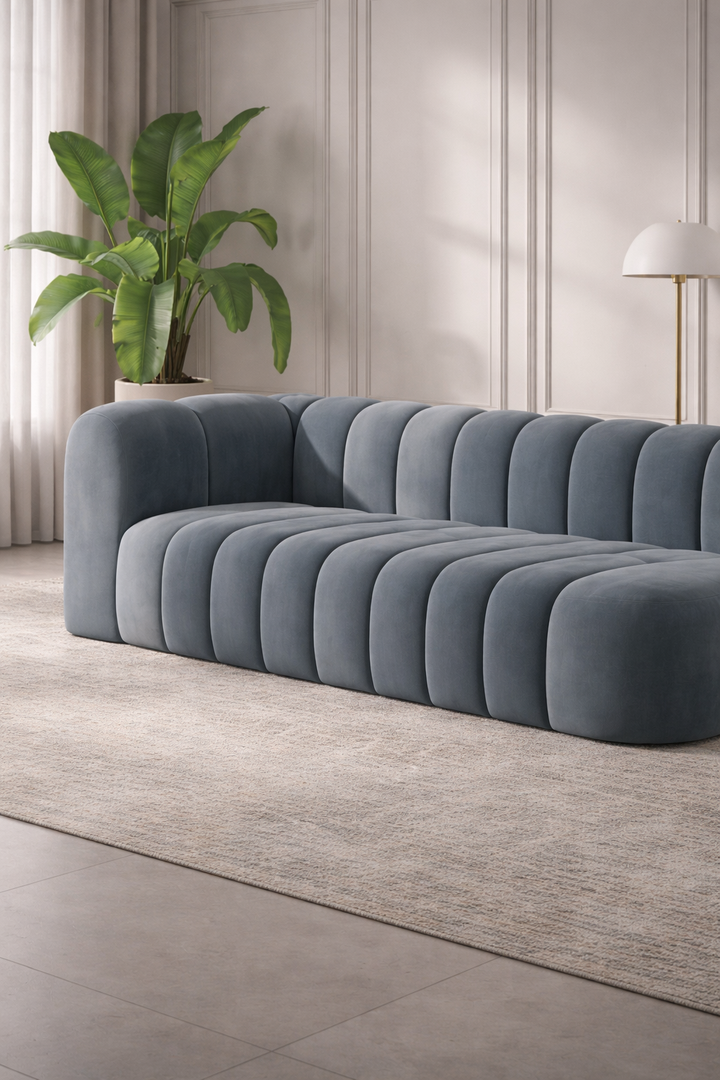 Azure Sculpt Sofa