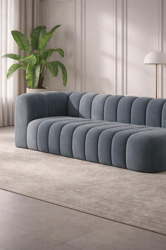 Azure Sculpt Sofa