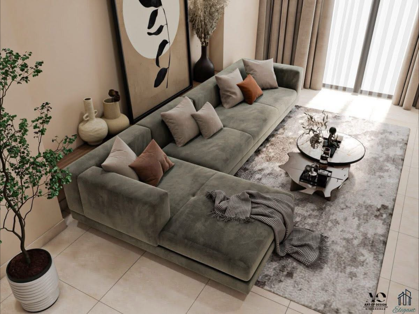 Olive Prestige Sofa